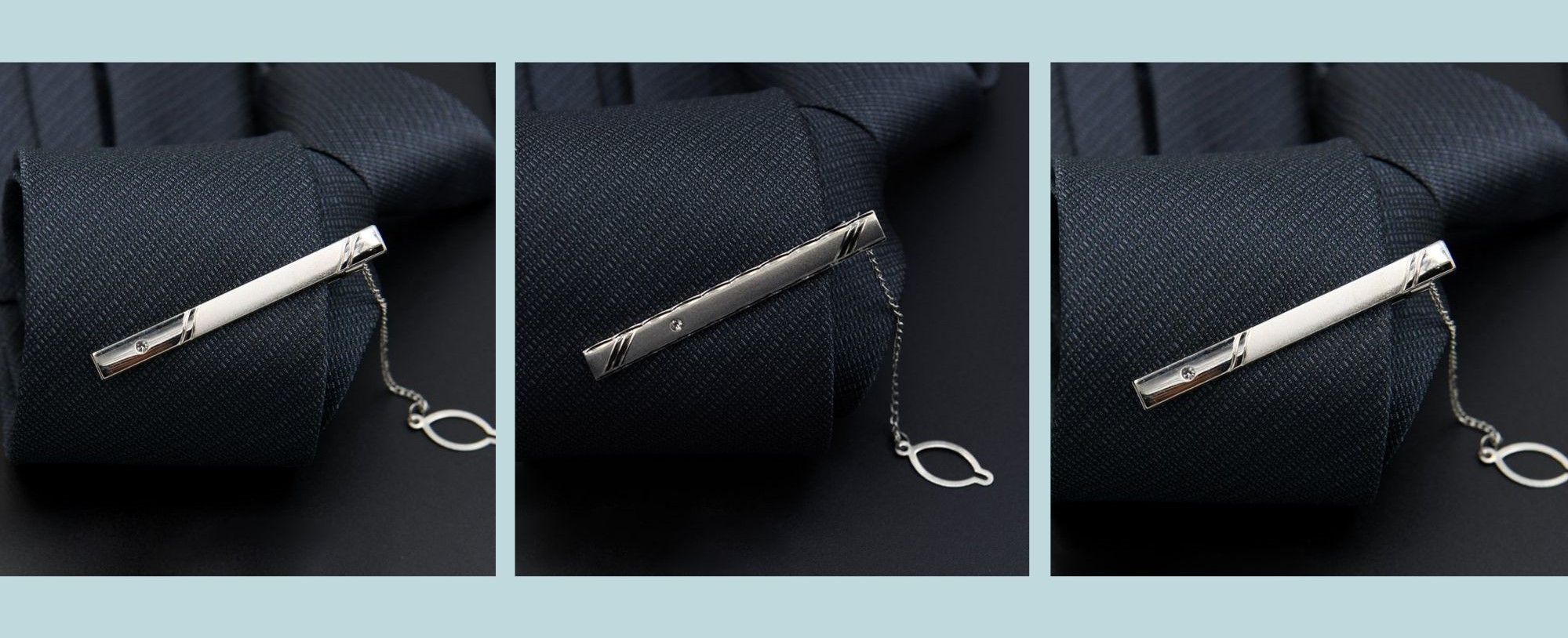 Cách đeo kẹp cà vạt có dây có gì khác với kẹp cà vạt thông thường
