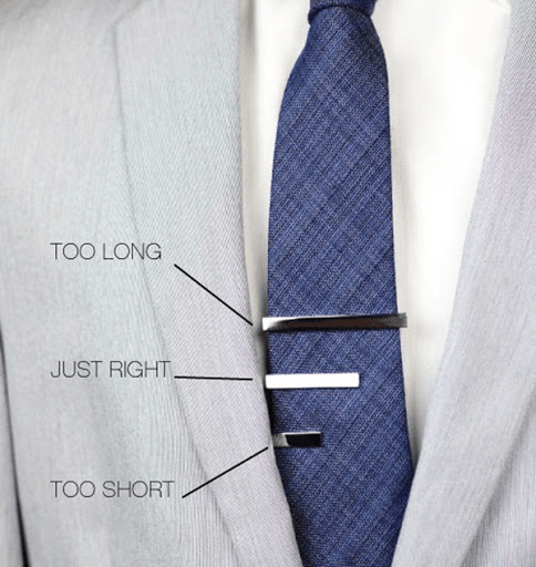 Chiều dài kẹp cà vạt